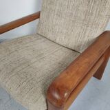Pair of vintage Scandinavian teak chairs 1970s