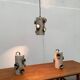 suspension en céramique de studio du milieu du siècle par Palette Design, années 1960, lot de 3