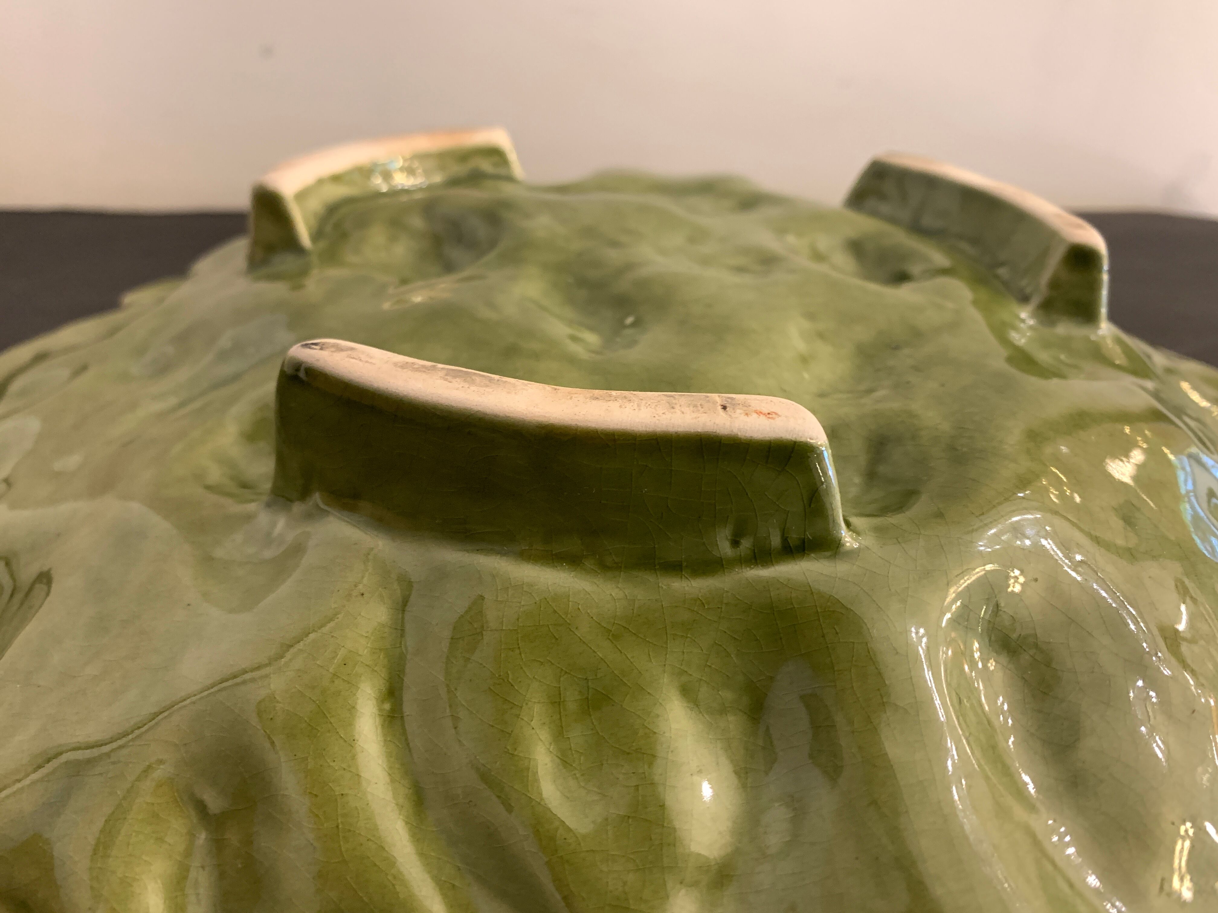 Dish strawberries ceramic slurry