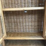 Rattan wall cabinet 82X48