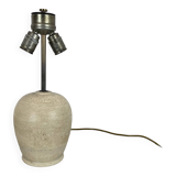 Large Travertine Marble Fratelli Mannelli Style Table Light Base, Italy, 1970s