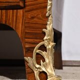 Tomb Commode in Violet Wood Marquetry, Transition Louis XIV / Louis XV style – 1st Par