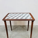 Vintage design danish tile side table coffee table