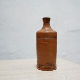 Bottle vintage glazed terracotta vase