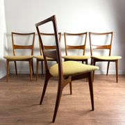 Set of 5 vintage Scandinavian chairs