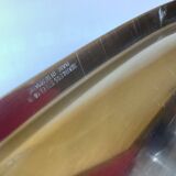 Denmark Scandinavian metal and teak dish
