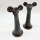 Pair of ceramic candlesticks – "Mouthiers-sur-Boëme", 1960s