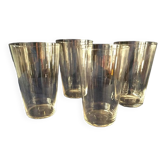 SET OF 4 BACCARAT CRYSTAL FRUIT JUICE WATER GLASSES