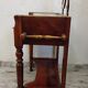 Antique dressing table/vanity unit in wood and marble
