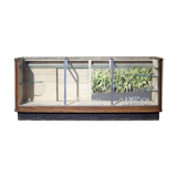 Store window counter, art deco showcase counter, collection showcase, interior decoration