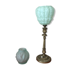 Lampe chandelier laiton