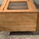 Parisian cabinet glazed raw wood nymphs and carved art nouveau decorations