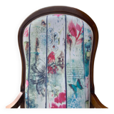 Fauteuil Voltaire en noyer