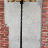 Wrought iron tripod floor lamp