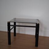 Smoked glass side table