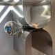 Pair of Harvey Guzzini wall lights Italy - Chrome Metal - Space Age year
