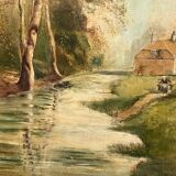 Large signed forest landscape