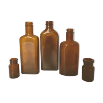 Lot of 5 old bottles