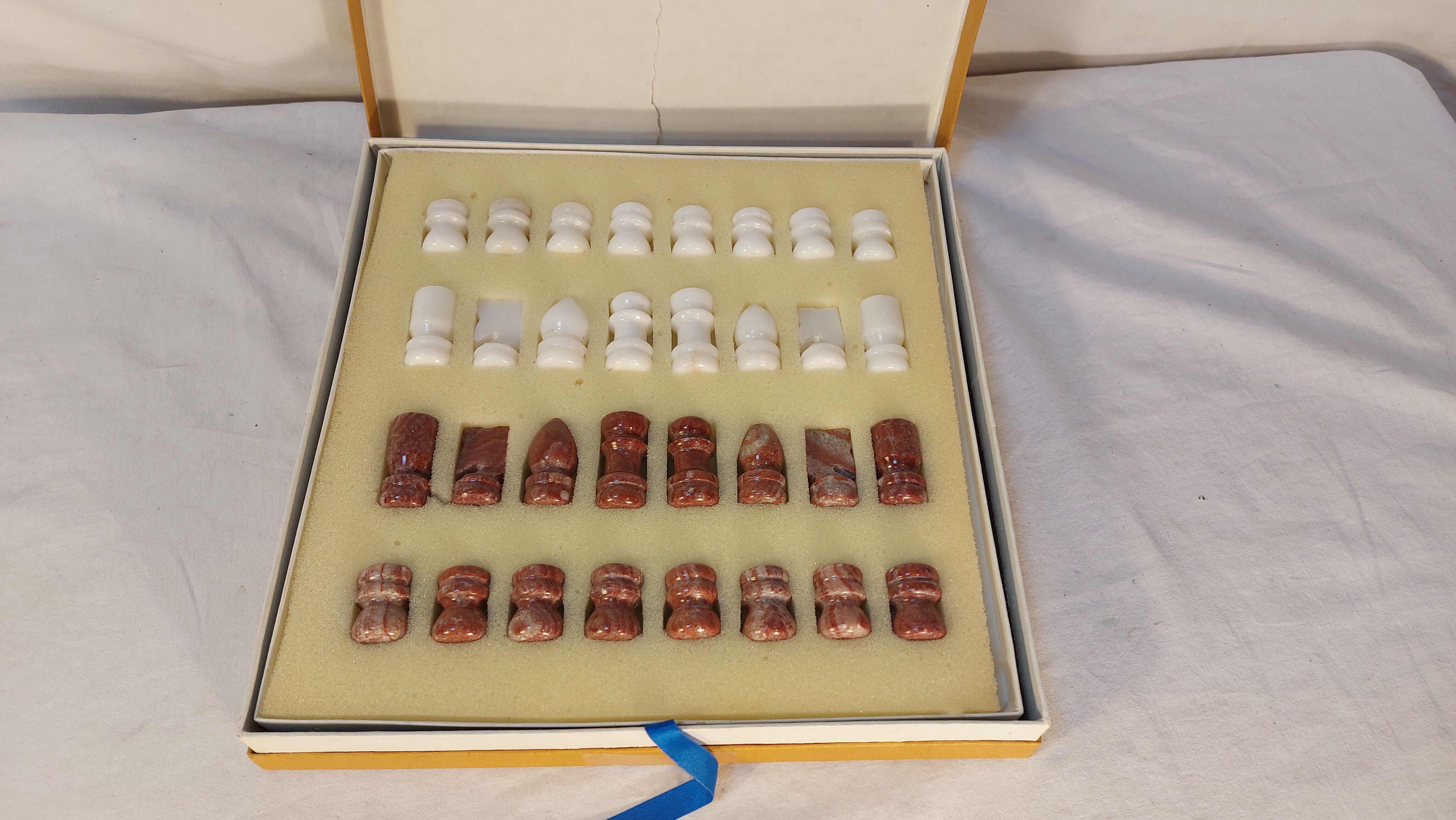 Marble chess from the 60s - Provenance Turkey