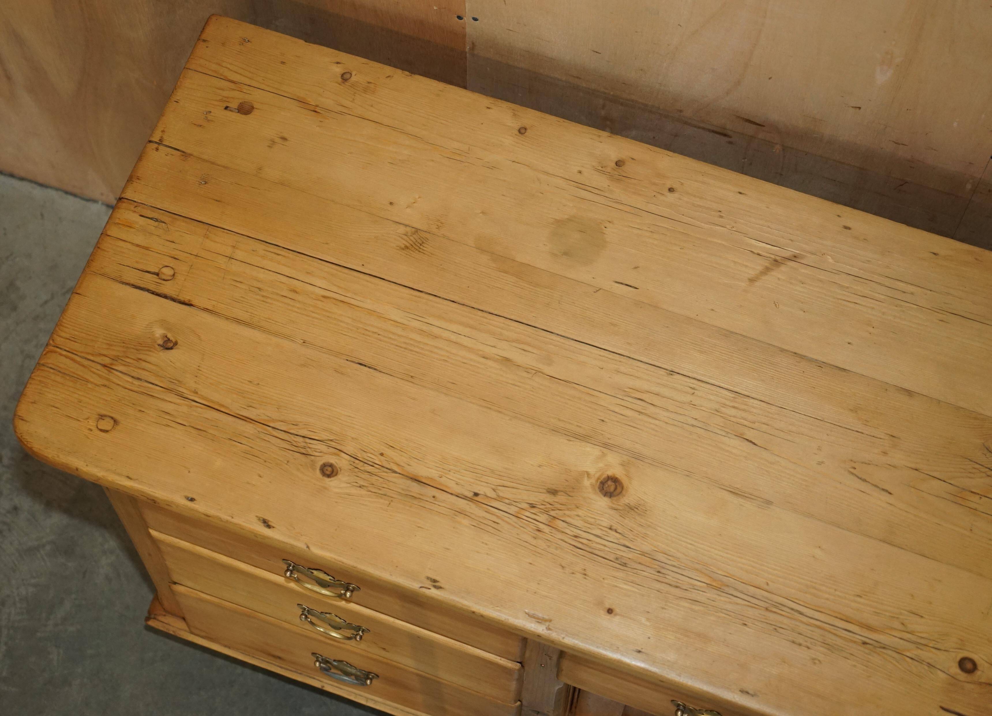 Restored Antique Régisseuse Buffet in Pine, Circa 1860