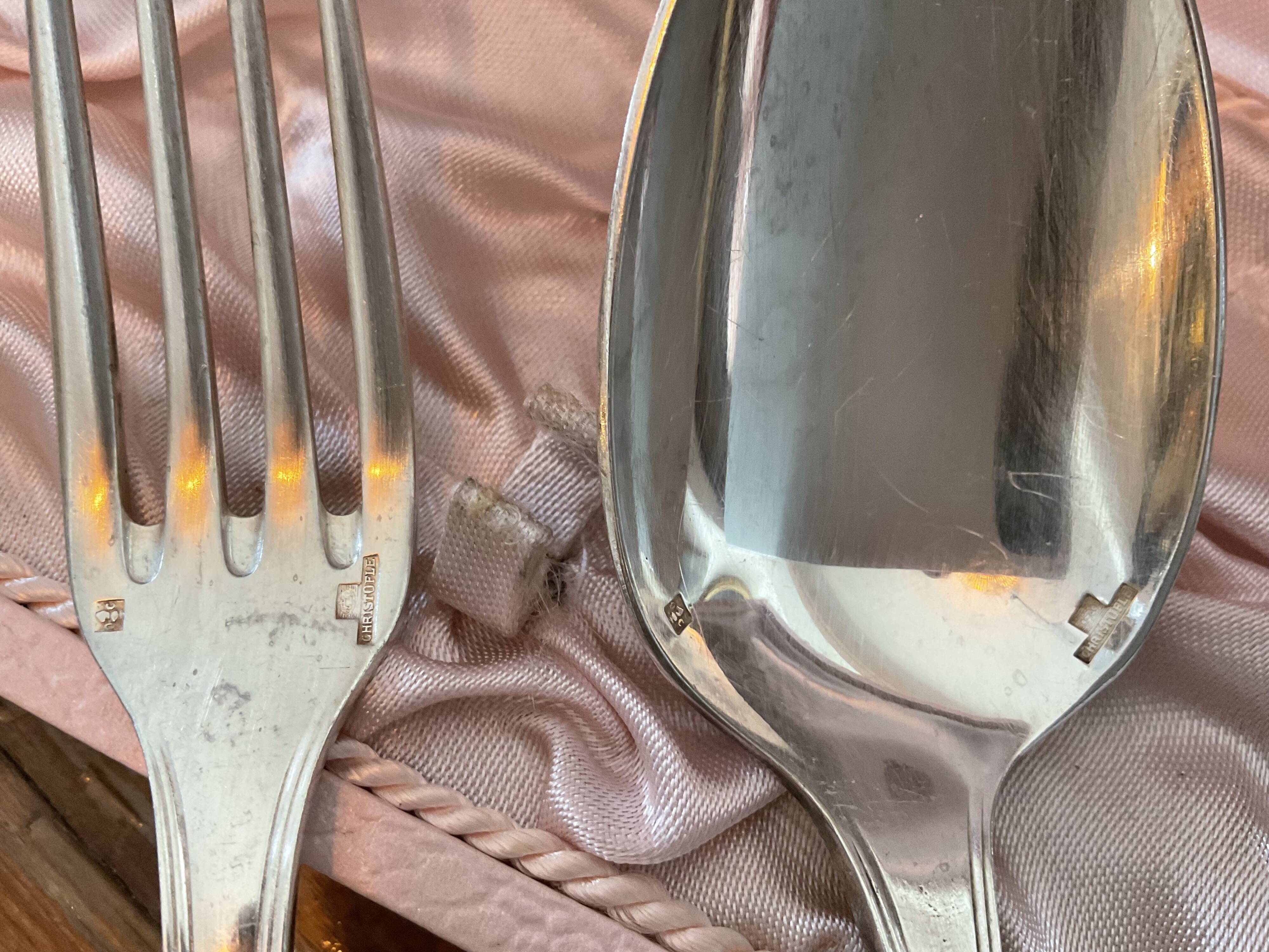 Baptism cutlery.christofle