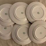 English dessert service 6 plates and 1 Grafton Royal dish