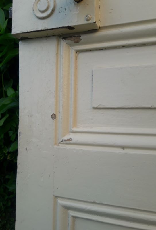 Communication door 199,2x82,8cm old molded