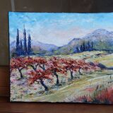 Tableau, huile sur toile