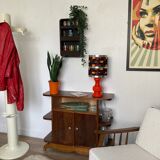 Brown plastic wall shelf Janlin Viaud