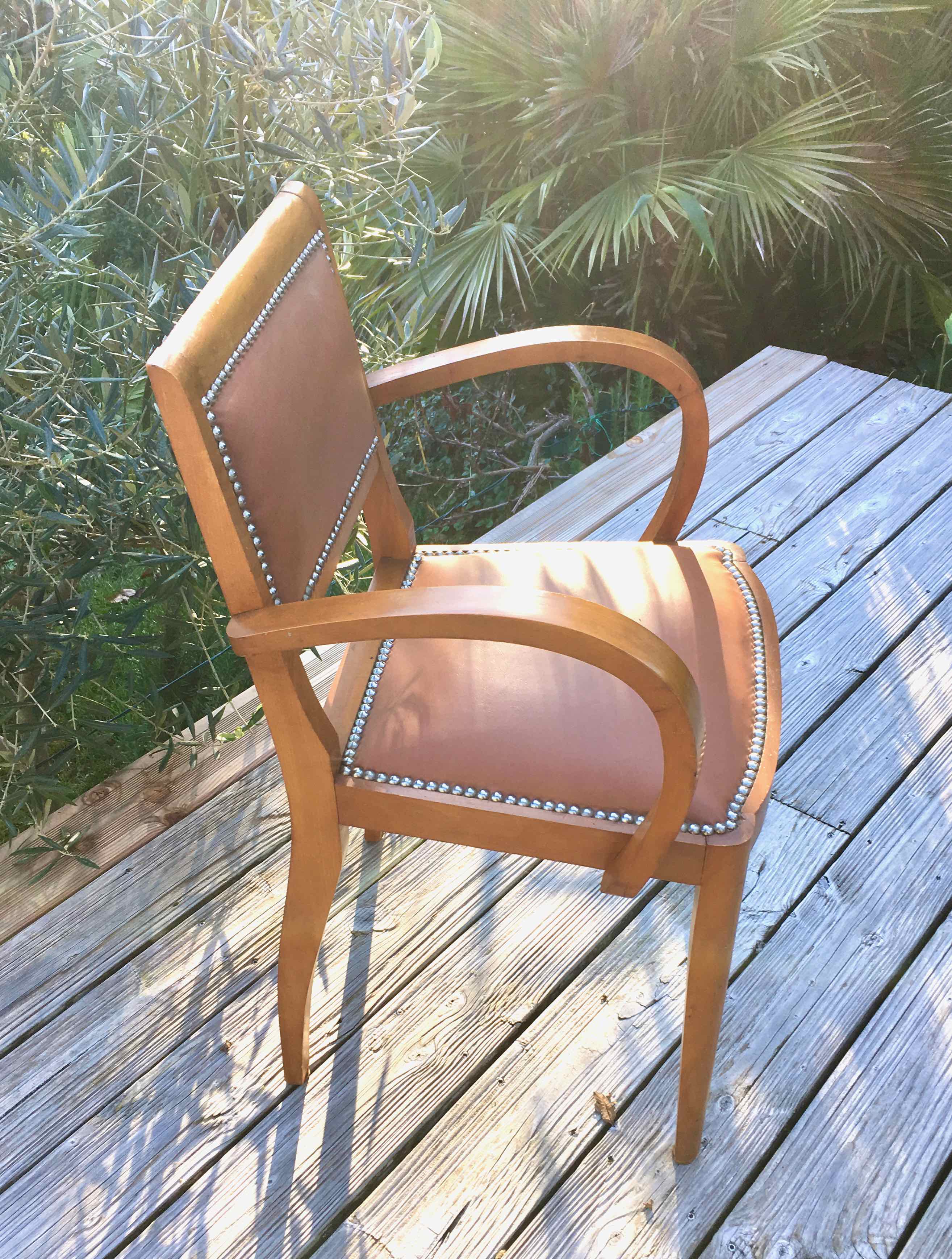 Pair of 50s bridge chairs