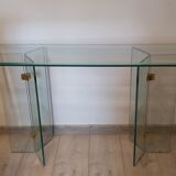 Tempered glass console