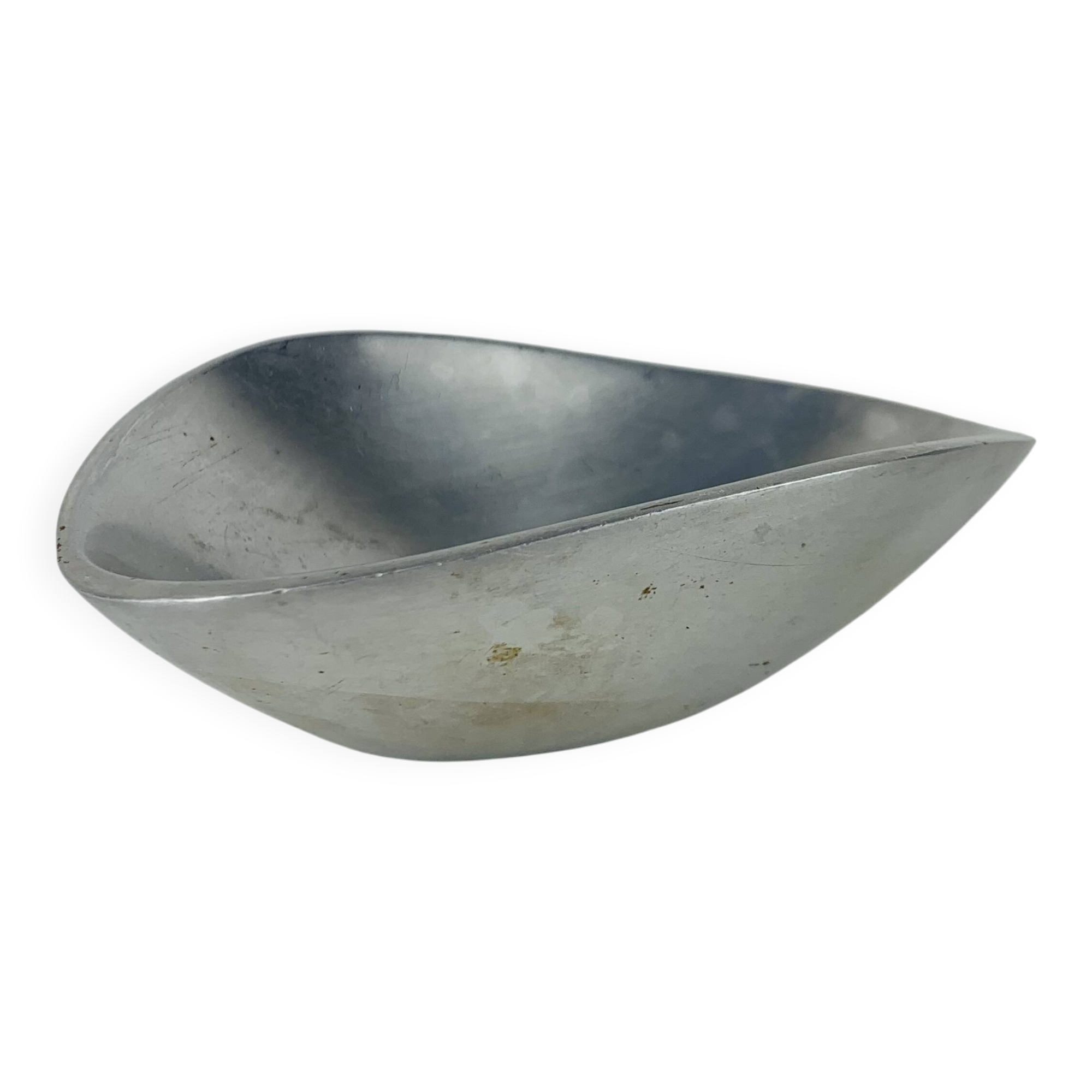 Aluminium catchall, freeform, vintage