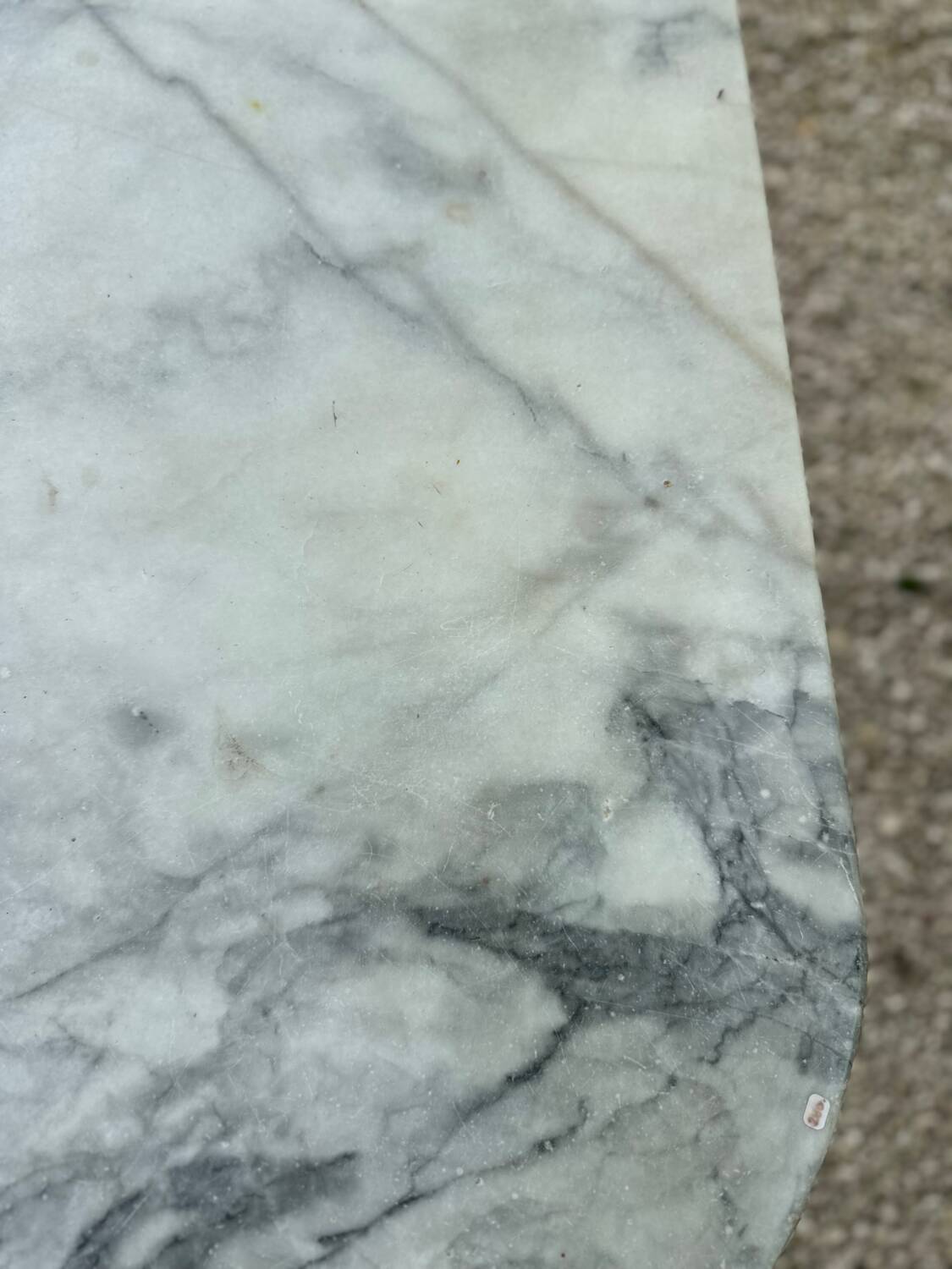 Marble garden table