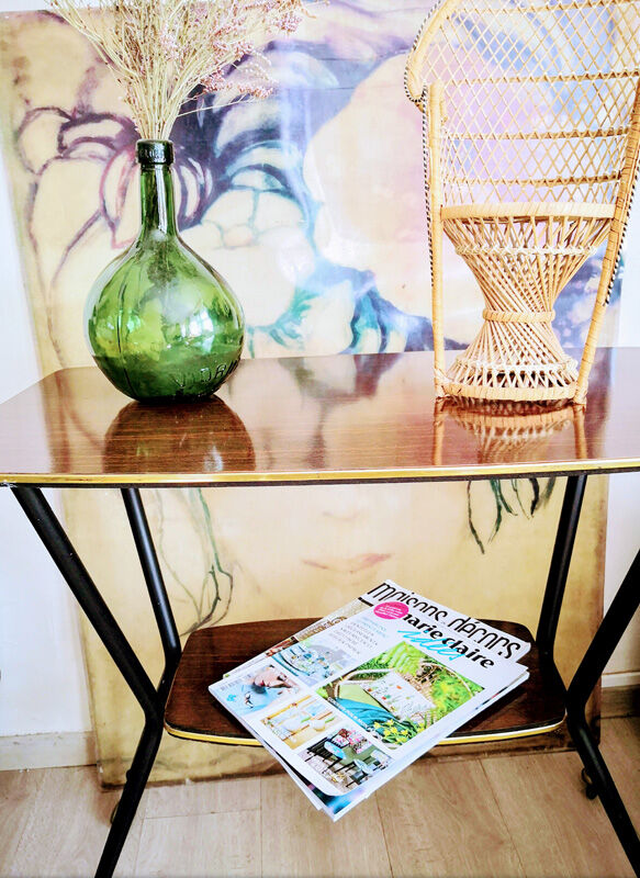 Side table/vintage TV cabinet