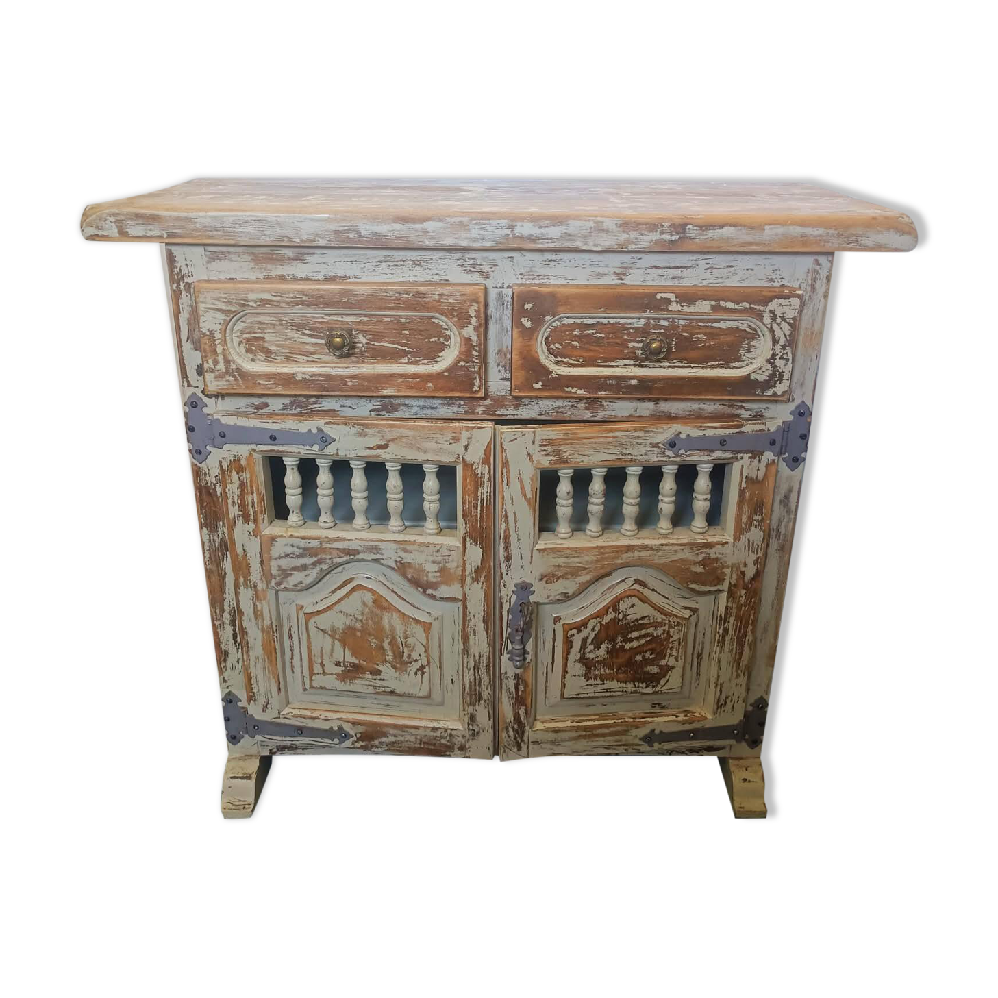 Buffet ancien patiné – Esprit campagne chic – Pièce unique