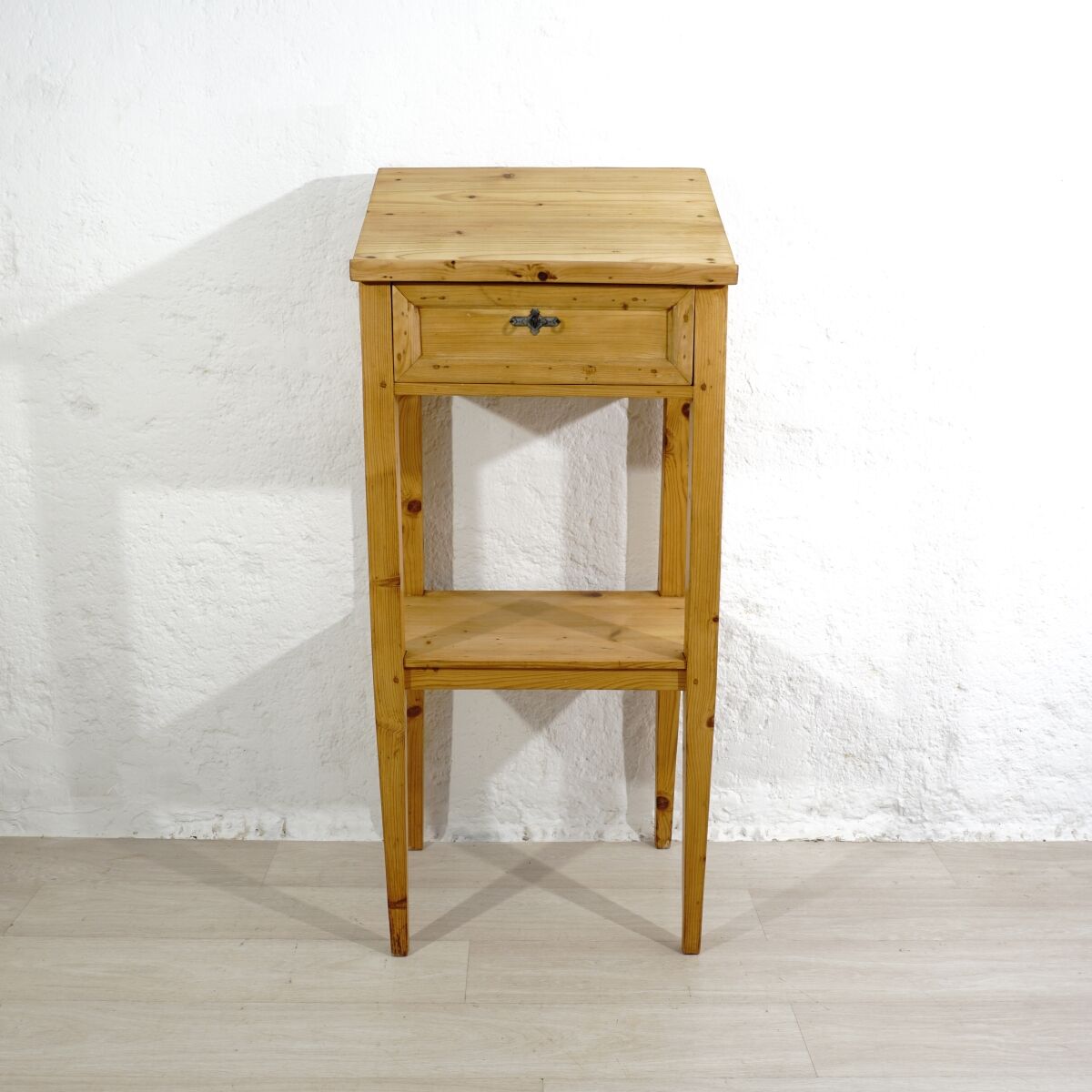 Antique fir wood high desk ca 1920s