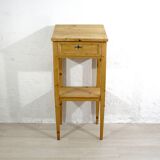 Antique fir wood high desk ca 1920s