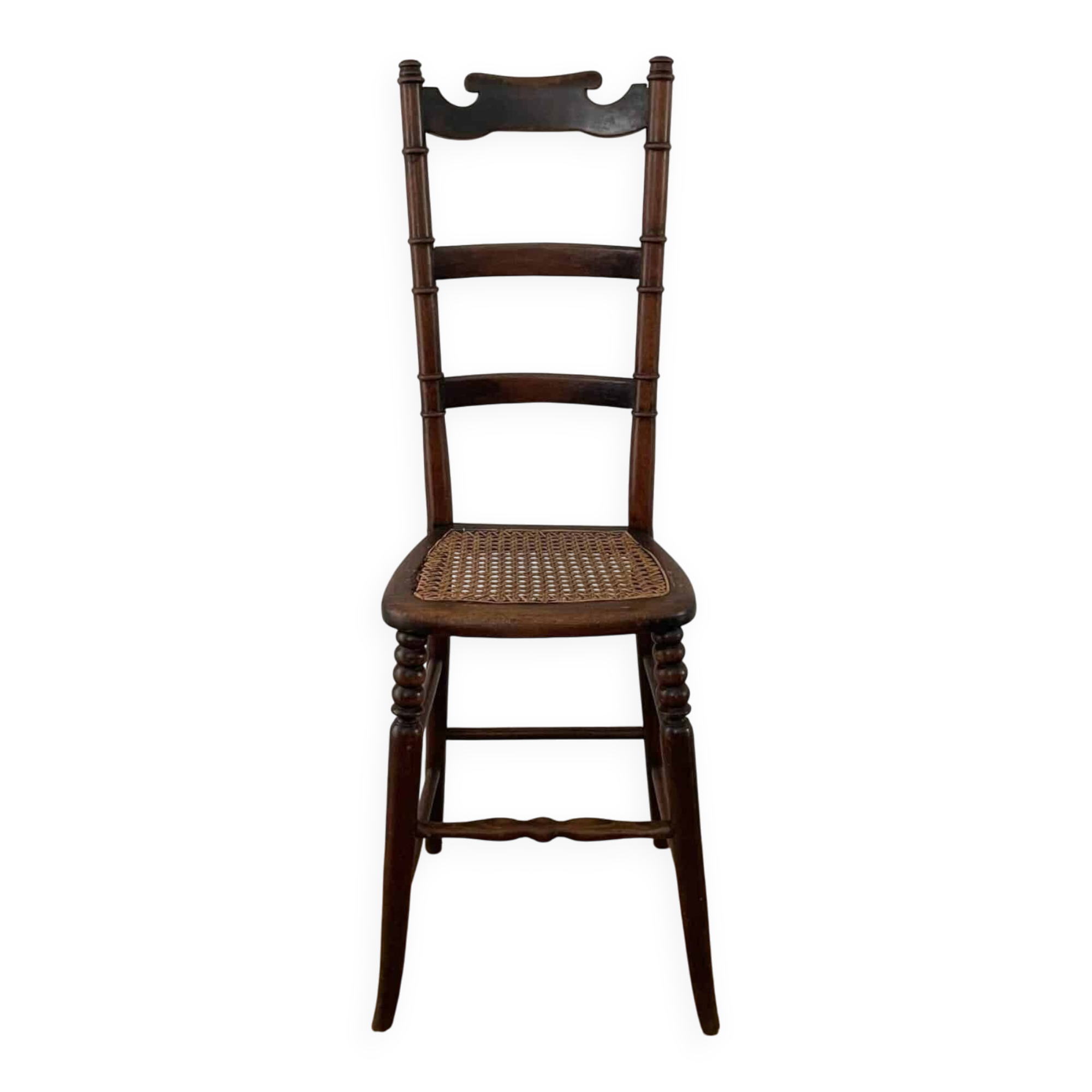 Chaise haute d'enfant anglaise ancienne, années 1900