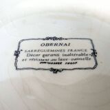 Earthenware tureen from sarreguemines obernai model illustrated by henri loux