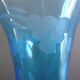 Ancient vase in engraved glass