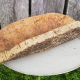 Old centerpiece cup empty pocket in natural cork vintage