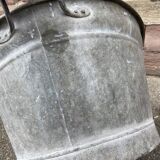 Very large vintage zinc basin 70 liters