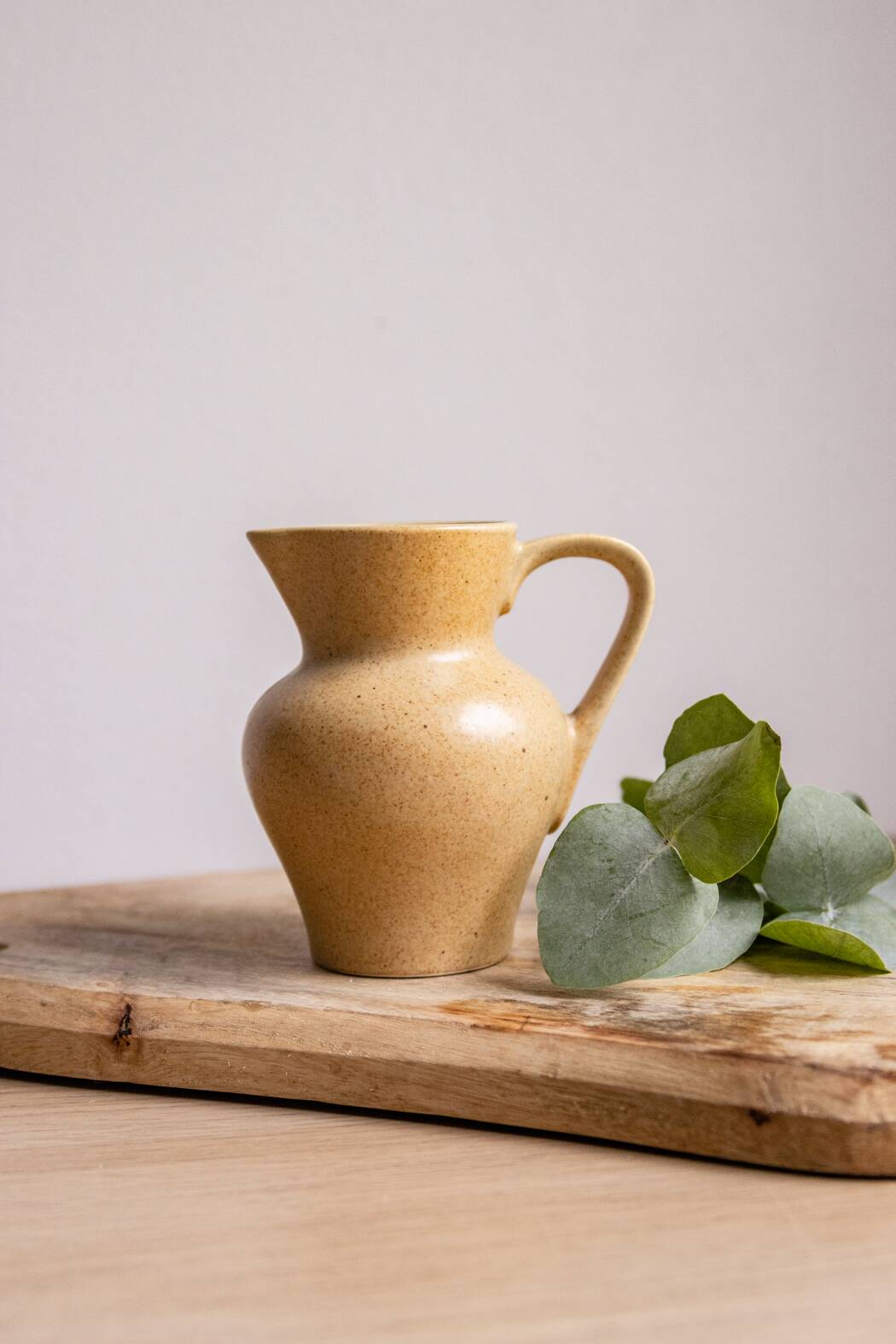 Small Spotted Stoneware Milk Jug