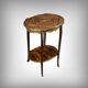 Table de salon guéridon en palissandre, style transition – 1re partie XXe