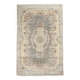 6x9 Ash Gray Handmade Wool Turkish Vintage Rug, 188x290Cm SK 5073