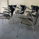 Fritz hansen & arne jacobsen (xxᵉ) – suite de 8 fauteuils en bois