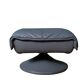 Vintage mid-century Danish leather footstool