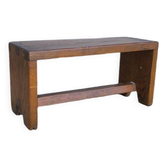 Solid pine step stool circa 1950