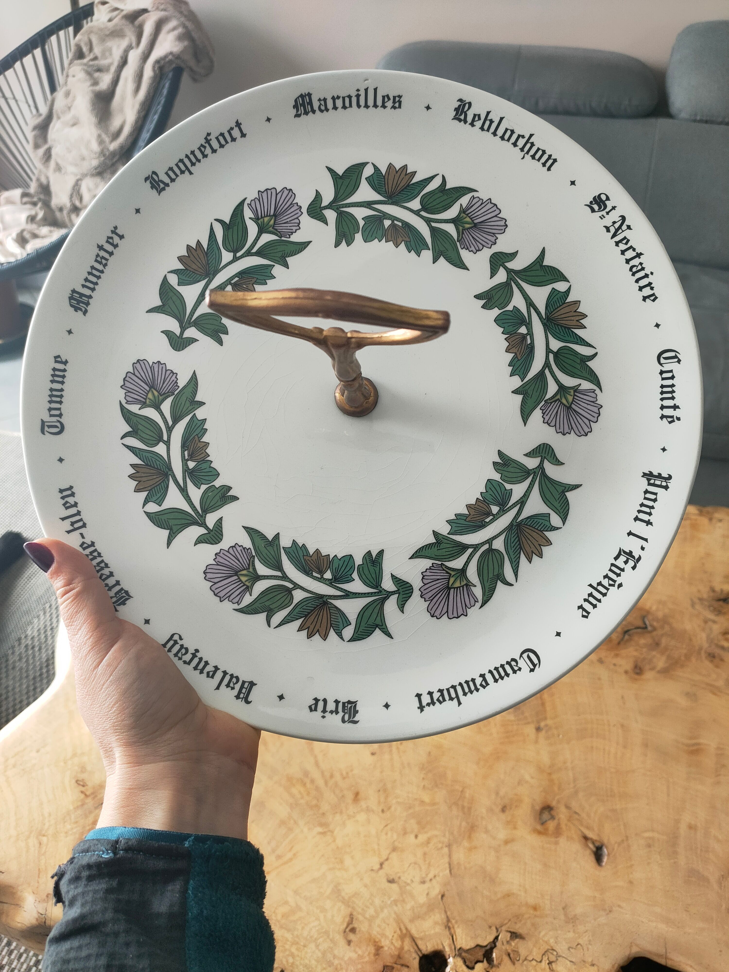 Gien cheese service tray