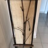 Lampadaire bambou vintage
